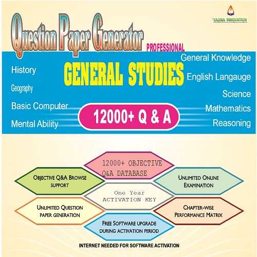 General Studies QUESTION BANK